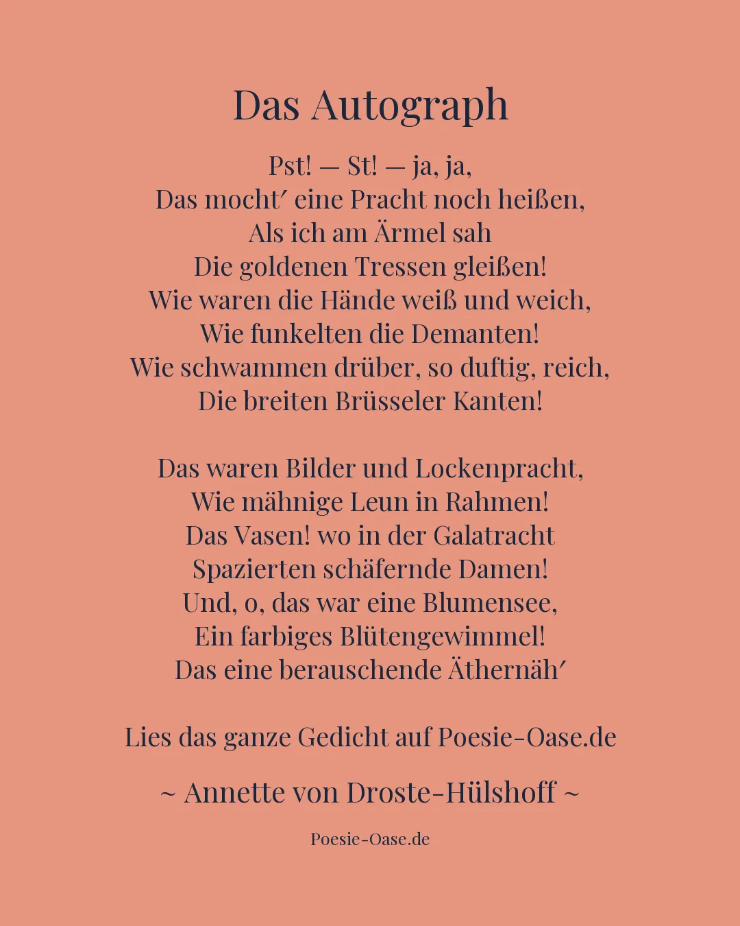 Illustration zu Das Autograph