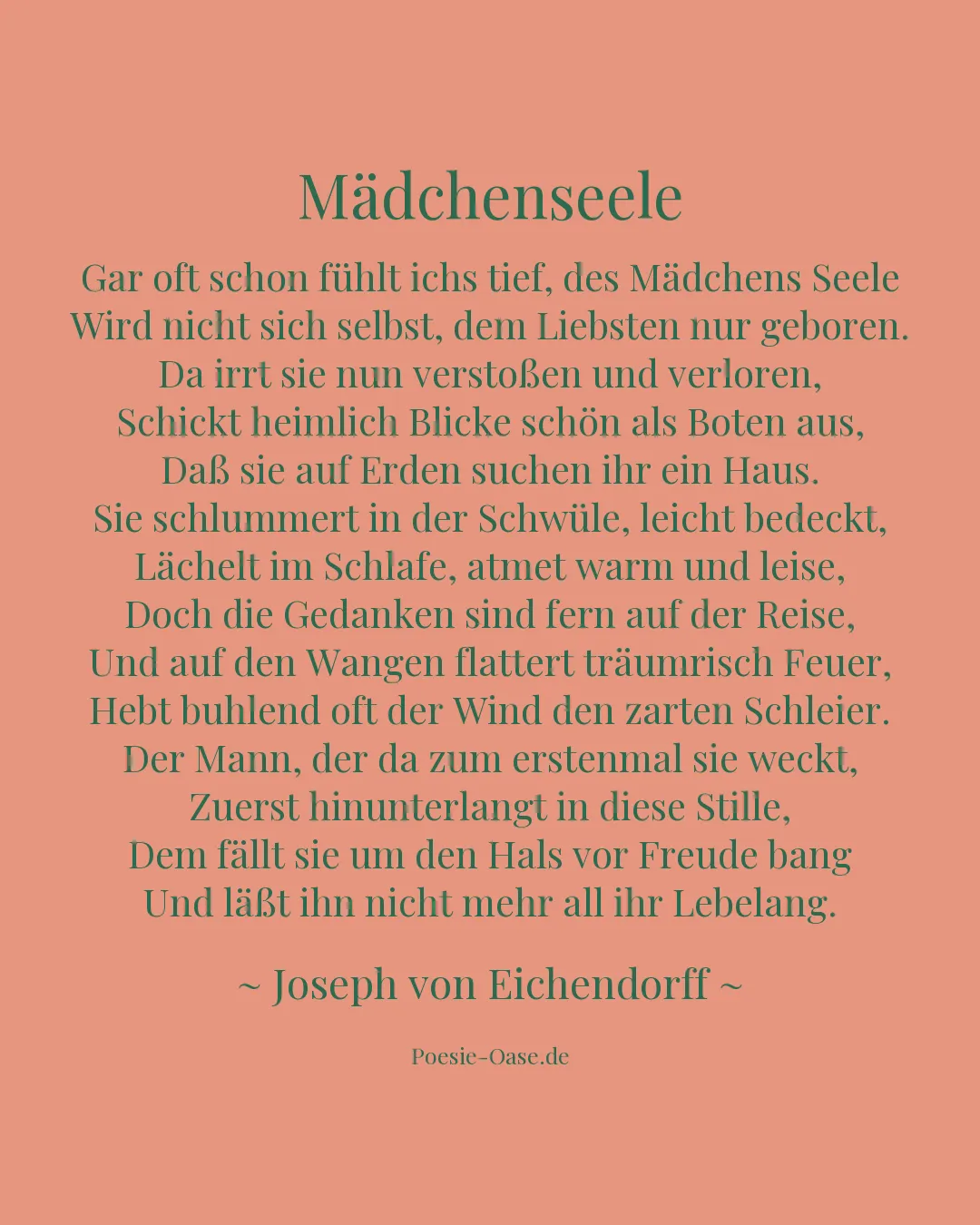 Illustration zu Mädchenseele