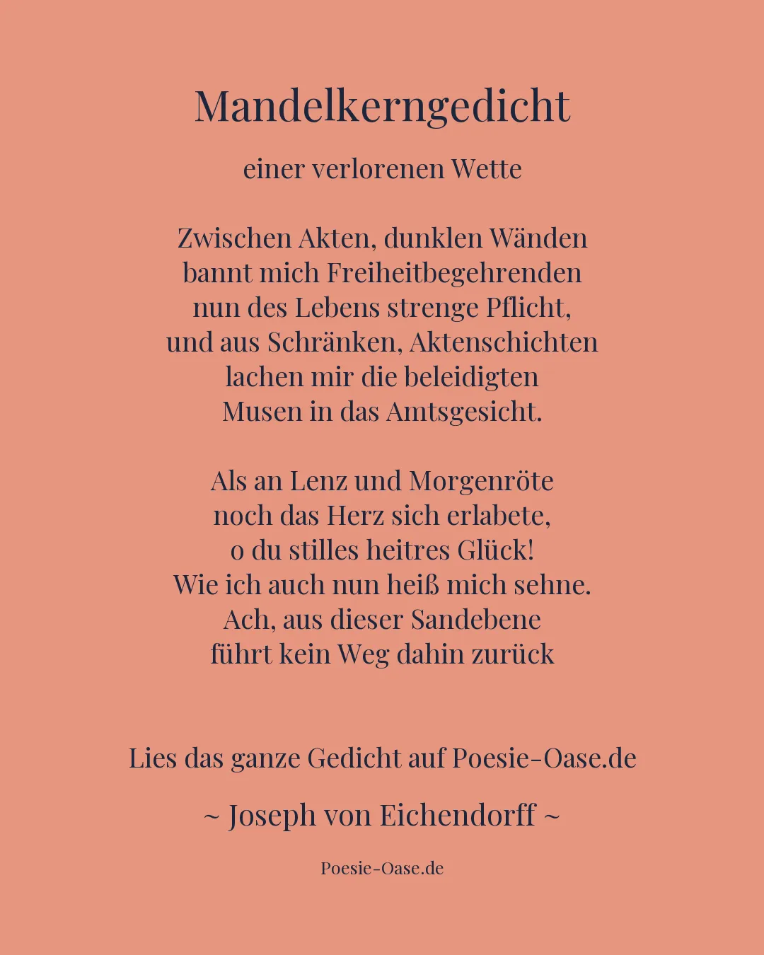 Illustration zu Mandelkerngedicht