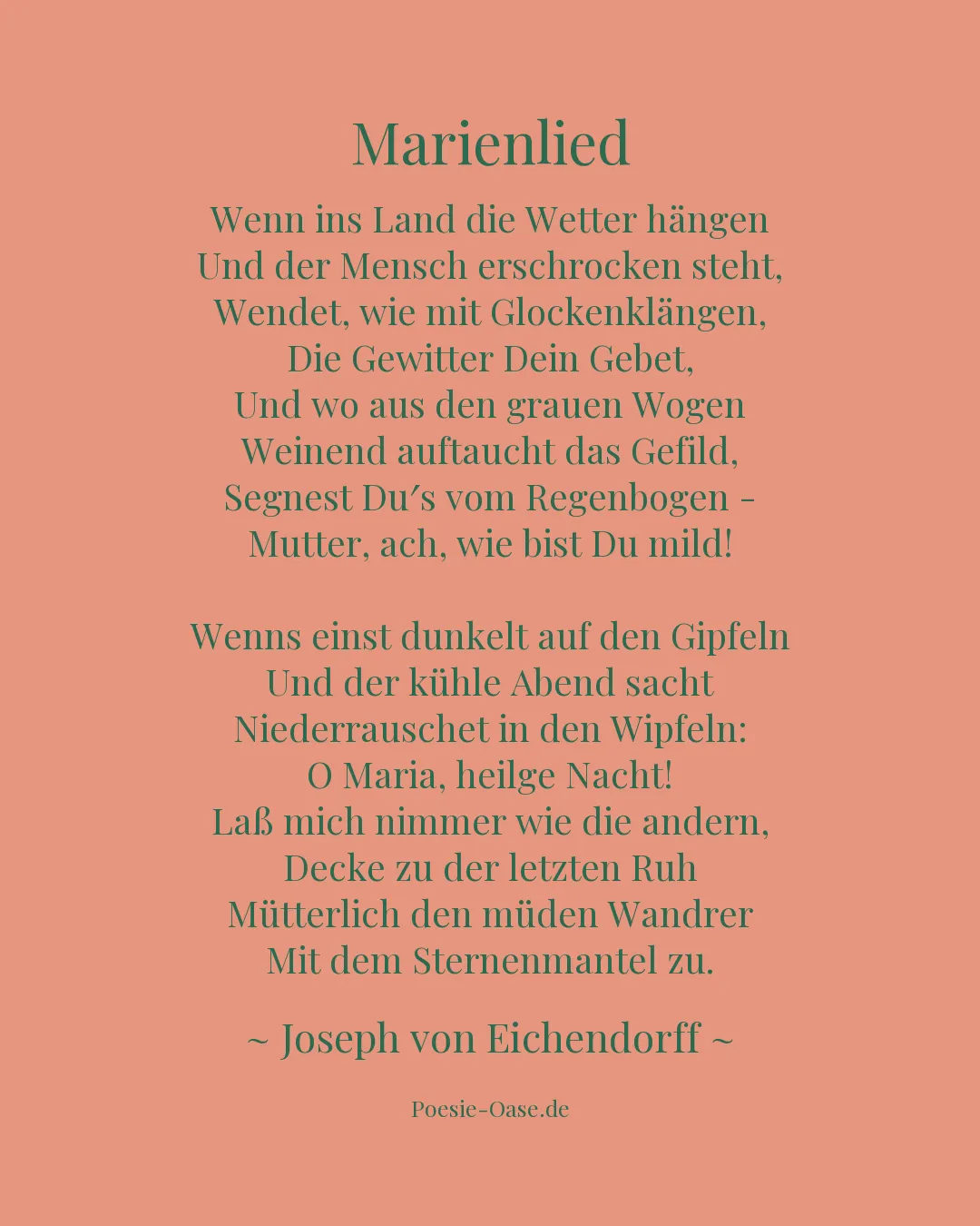 Illustration zu Marienlied
