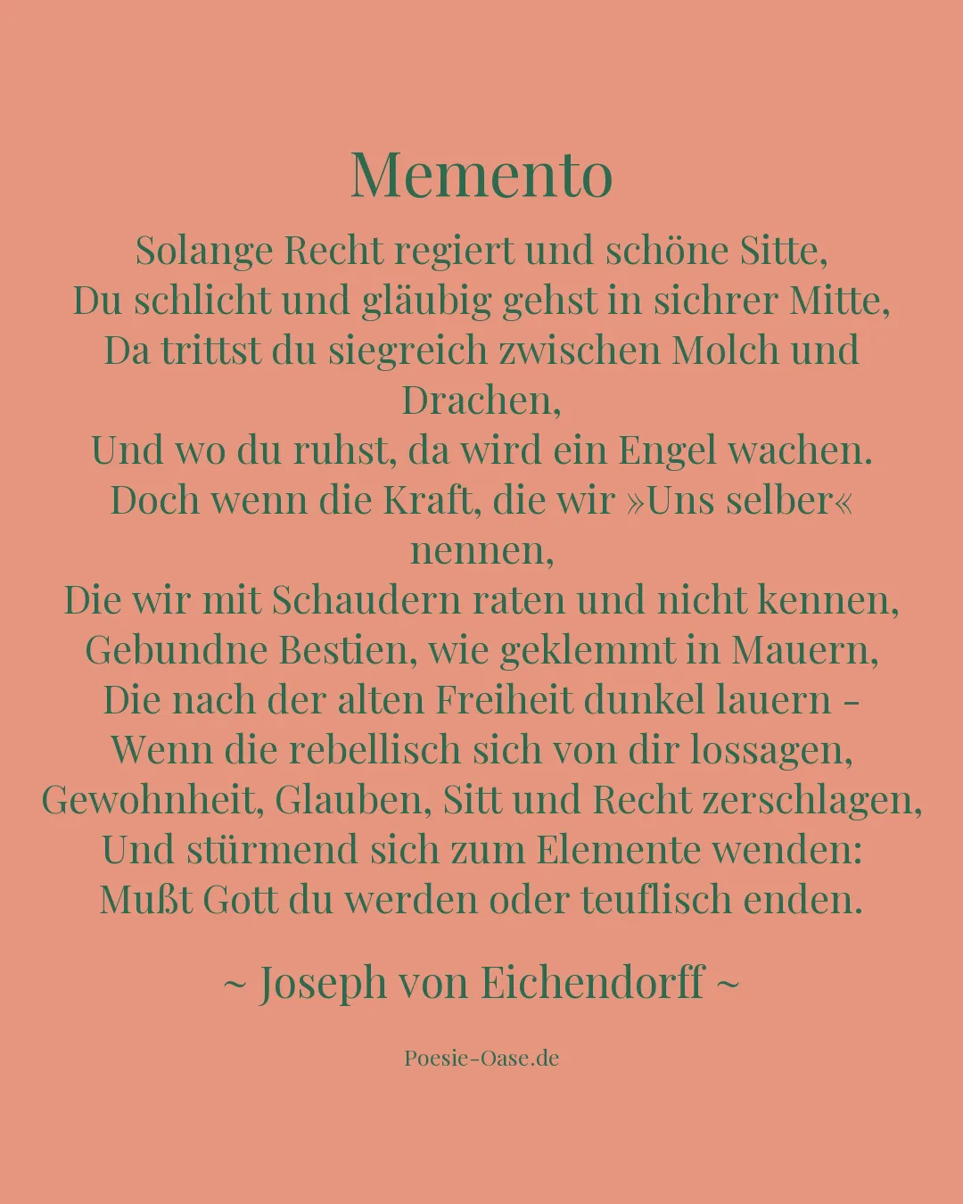 Illustration zu Memento