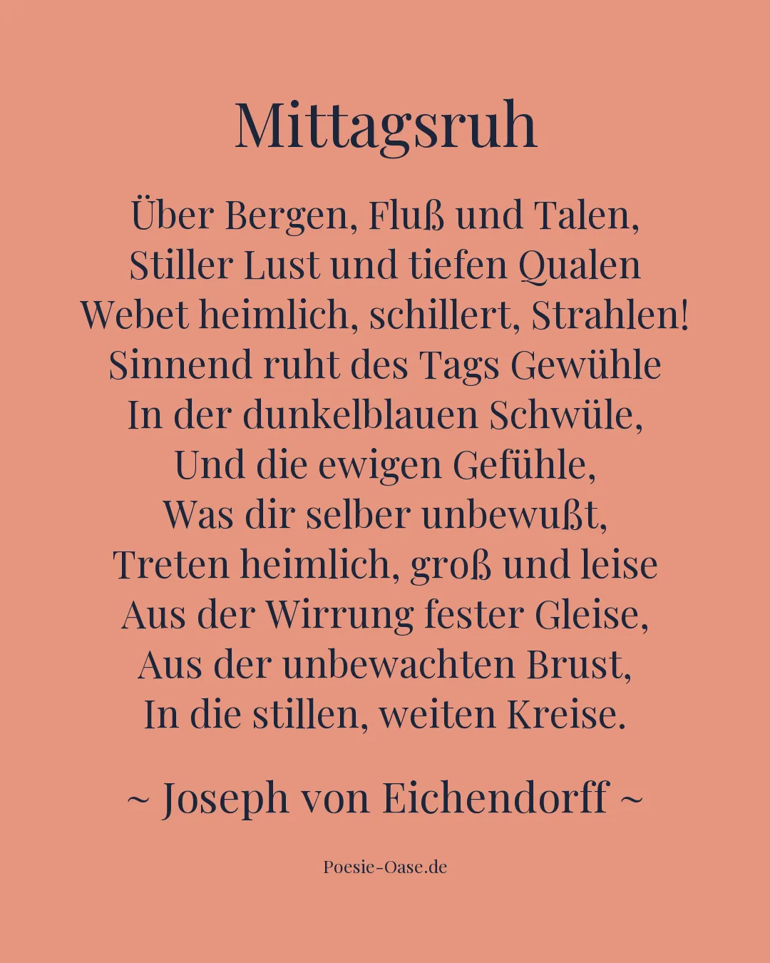 Illustration zu Mittagsruh