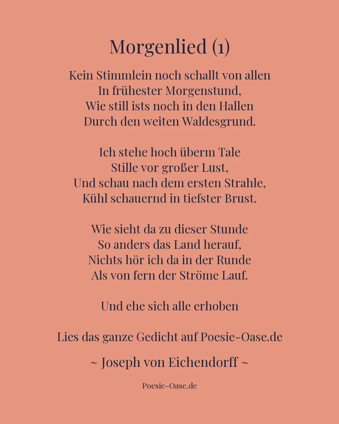 Illustration zu Morgenlied (1)