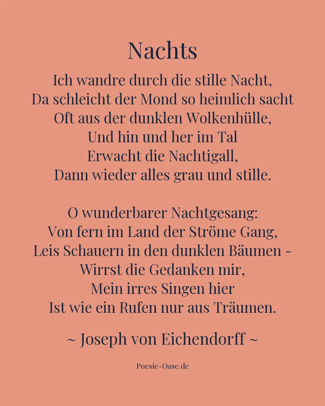 Illustration zu Nachts