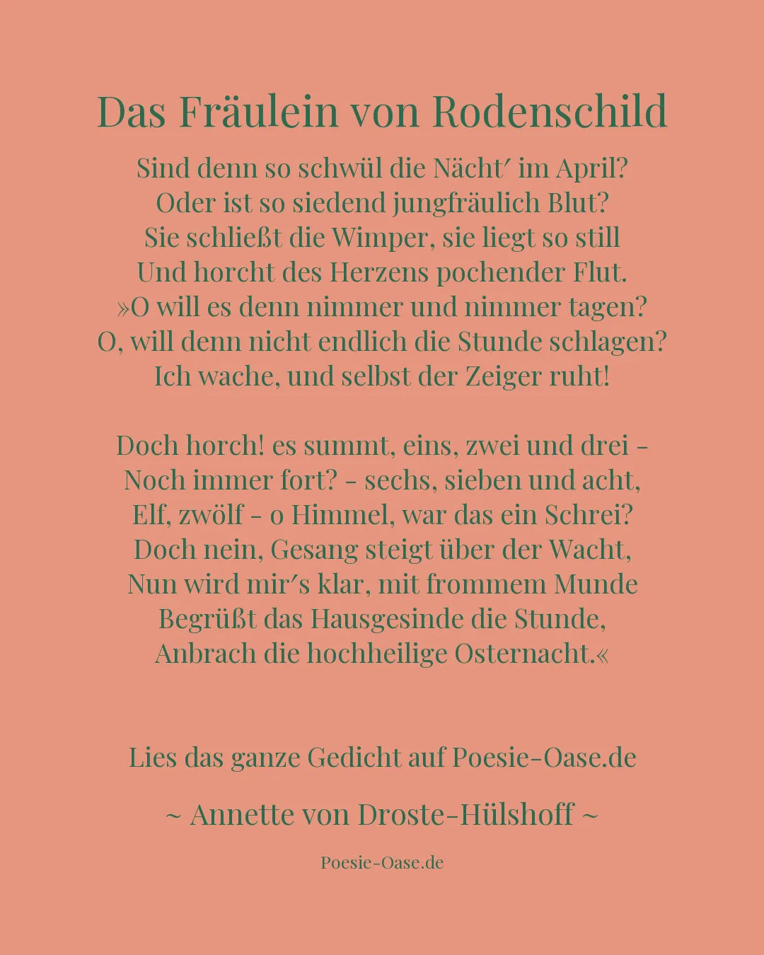 Illustration zu Das Fräulein von Rodenschild