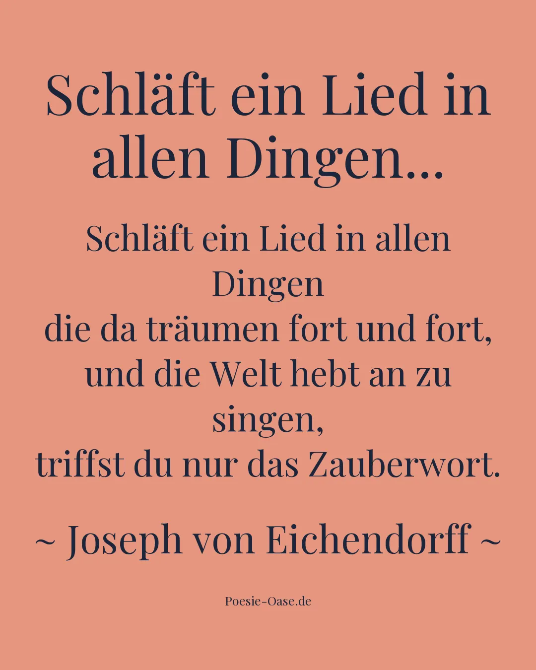 Illustration zu Schläft ein Lied in allen Dingen...