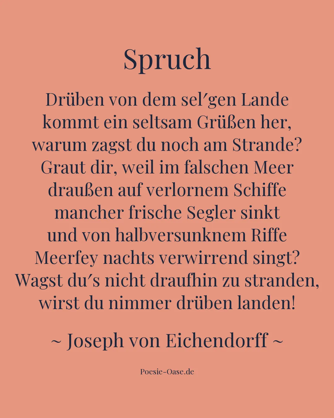 Illustration zu Spruch