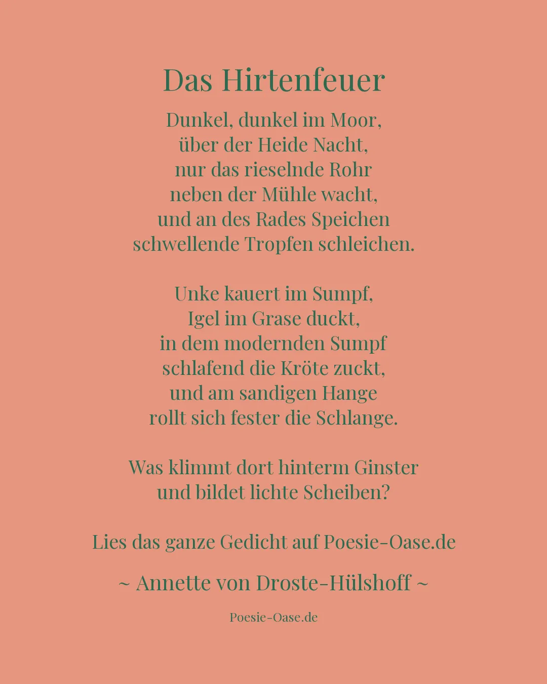Illustration zu Das Hirtenfeuer