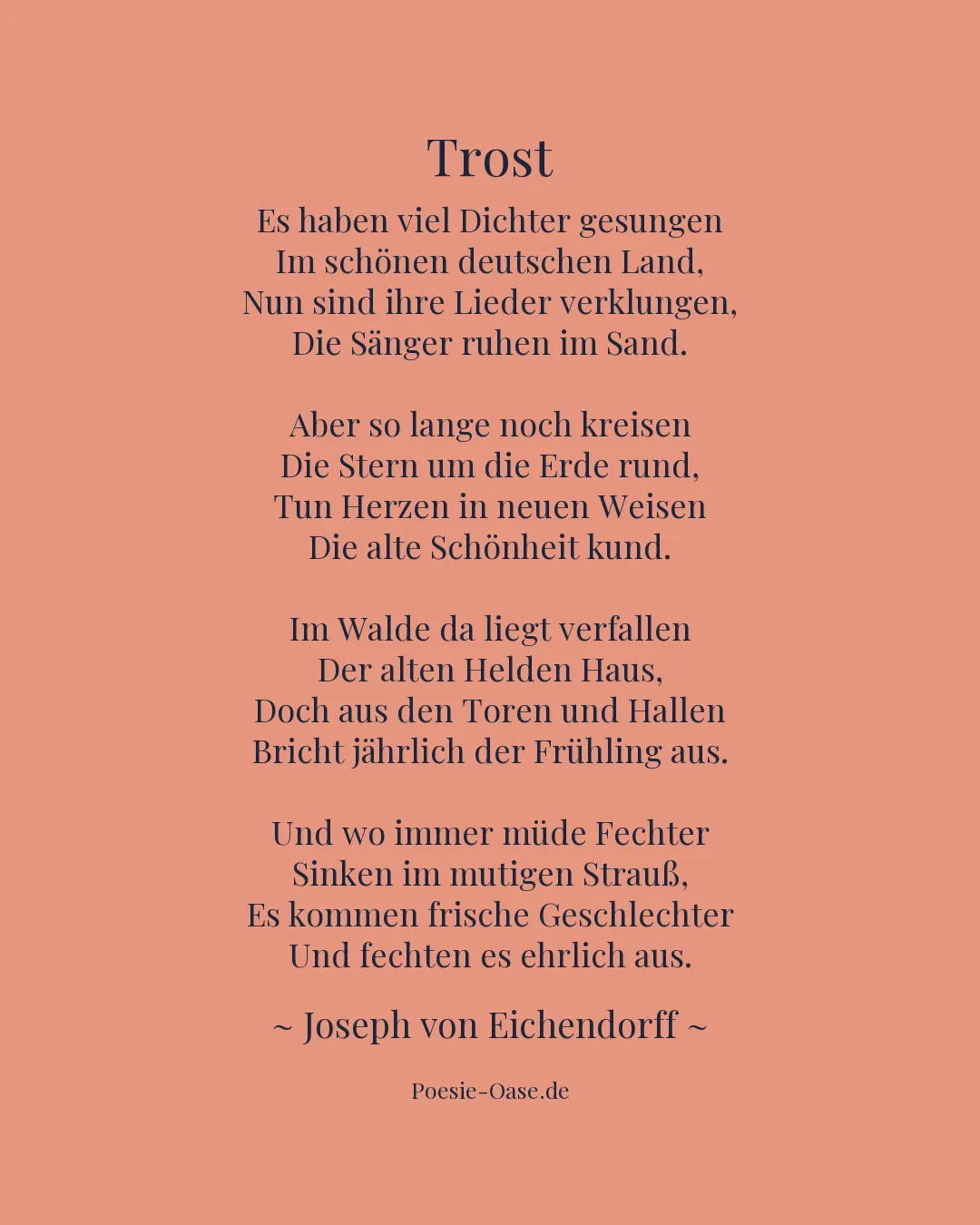 Illustration zu Trost