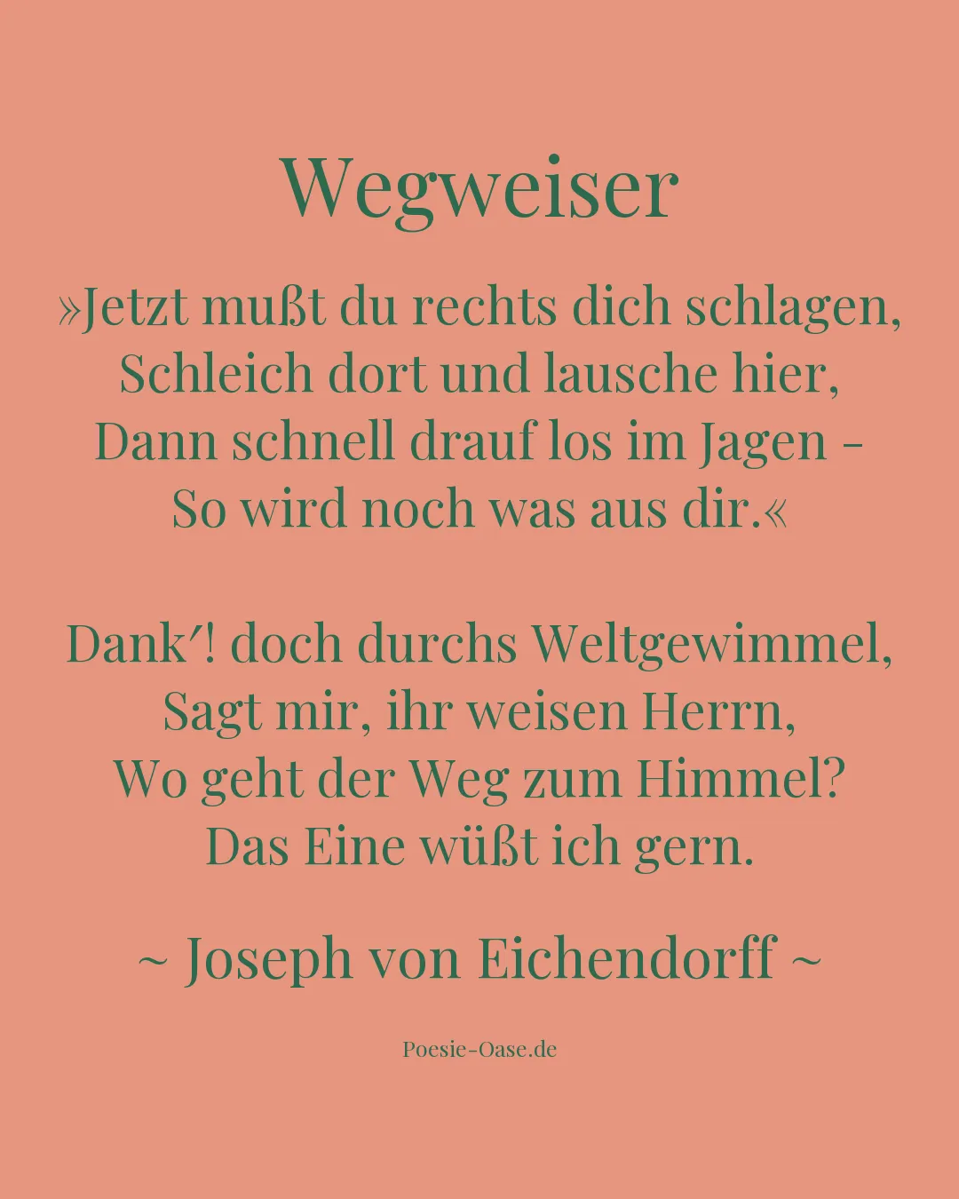 Illustration zu Wegweiser