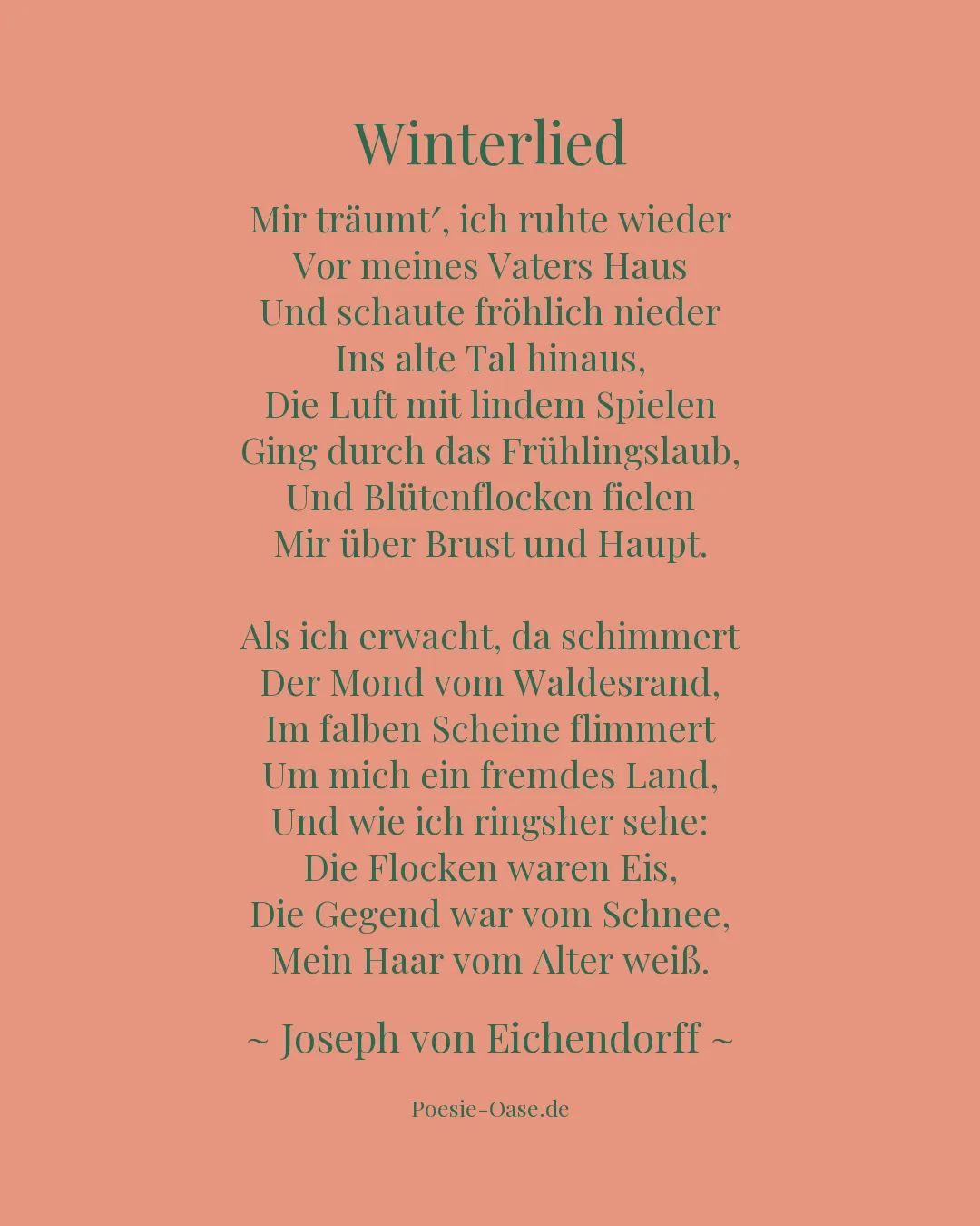 Illustration zu Winterlied