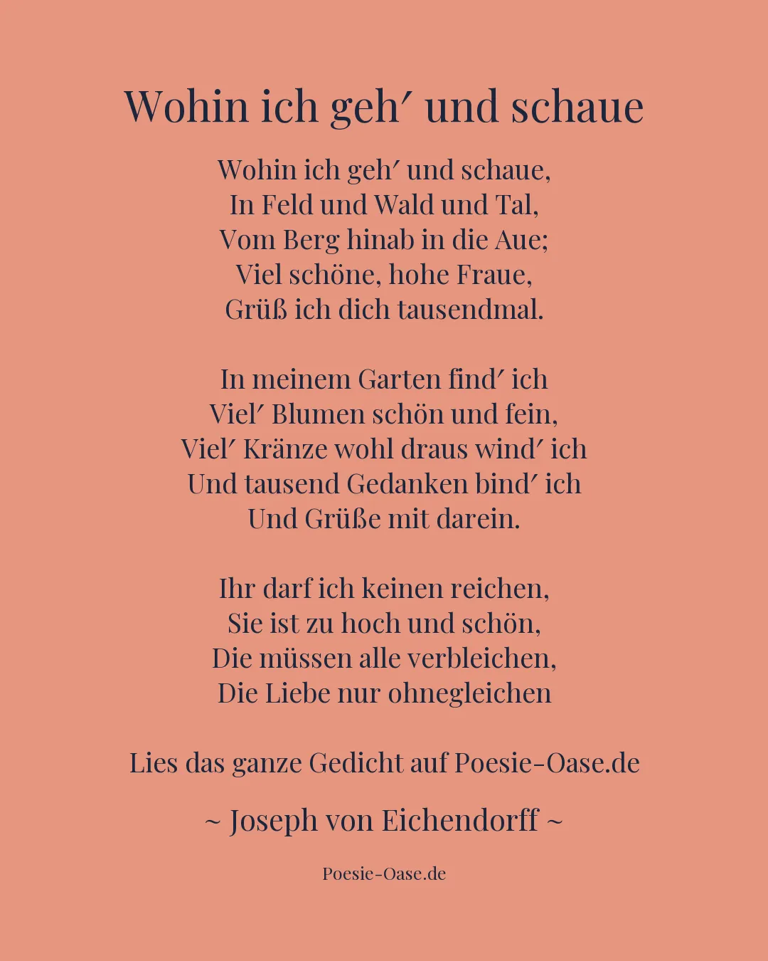 Illustration zu Wohin ich geh′ und schaue