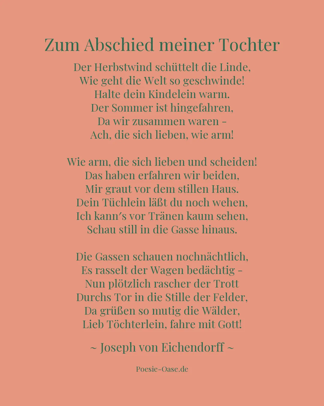 Illustration zu Zum Abschied meiner Tochter