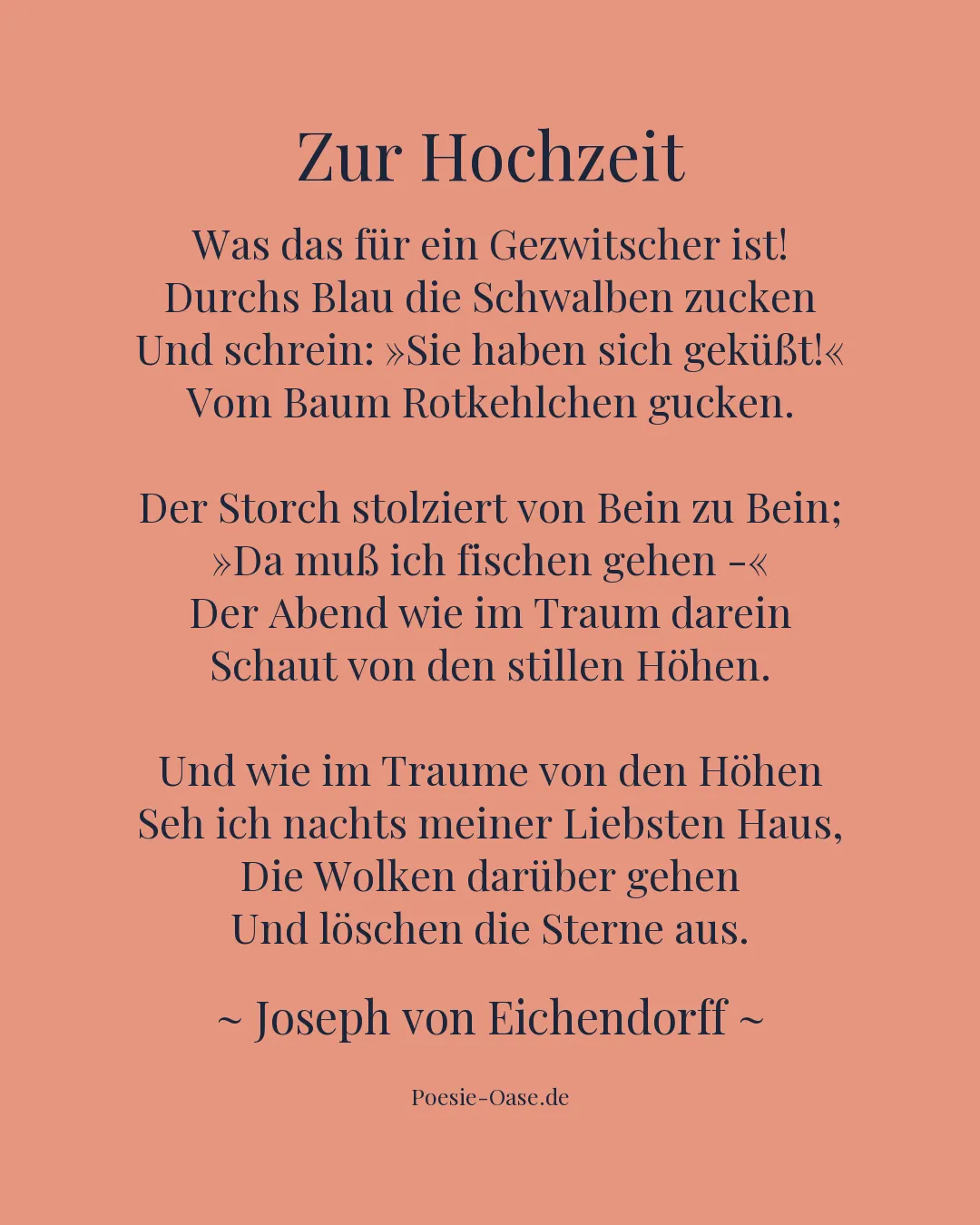 Illustration zu Zur Hochzeit