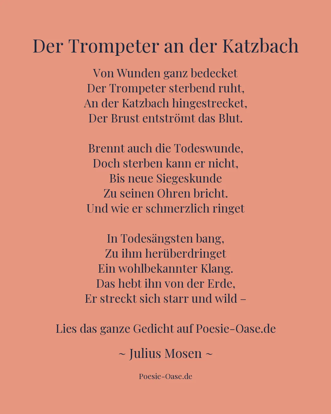 Illustration zu Der Trompeter an der Katzbach
