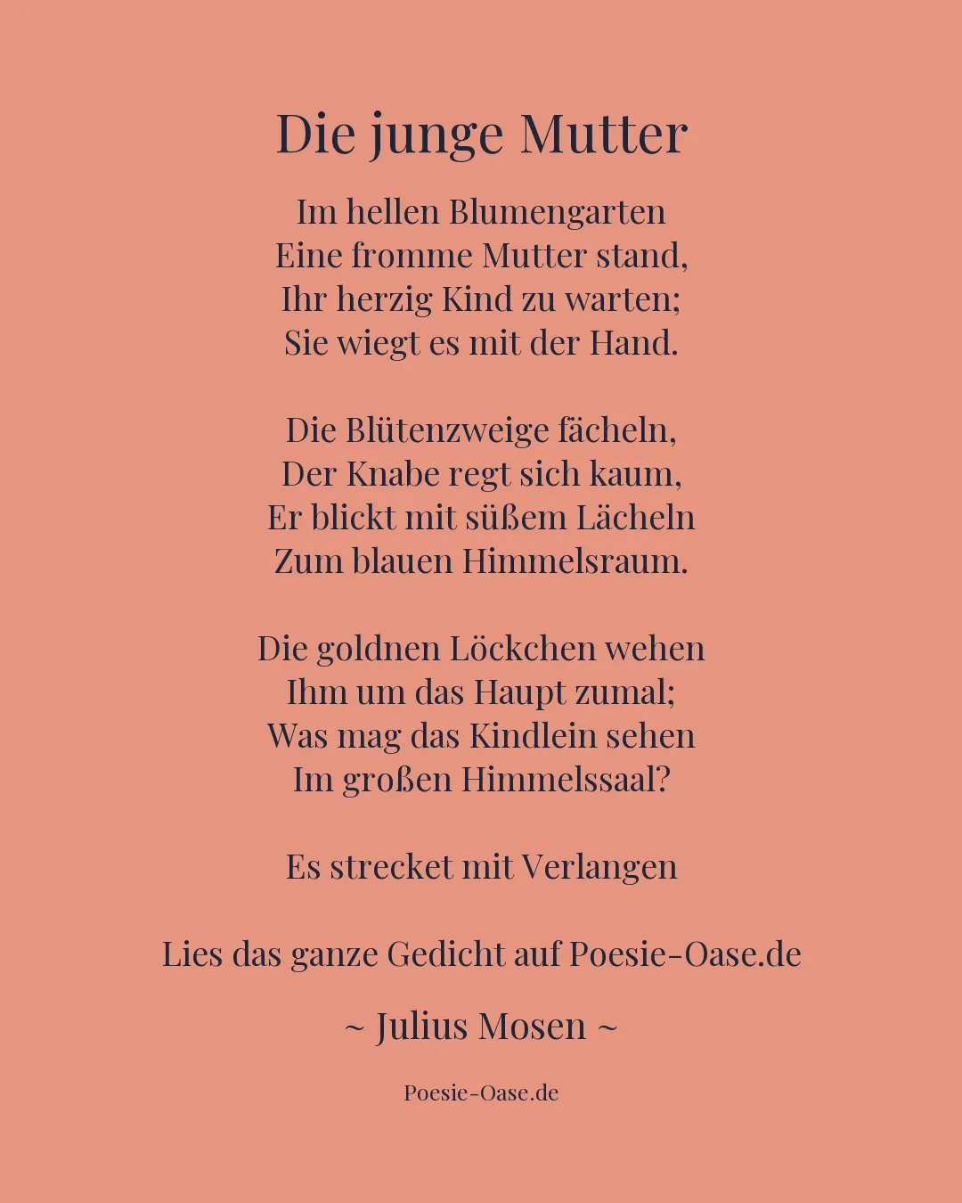 Illustration zu Die junge Mutter