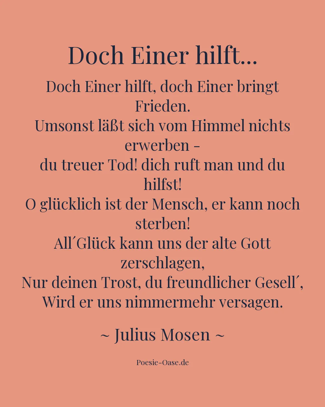 Illustration zu Doch Einer hilft...