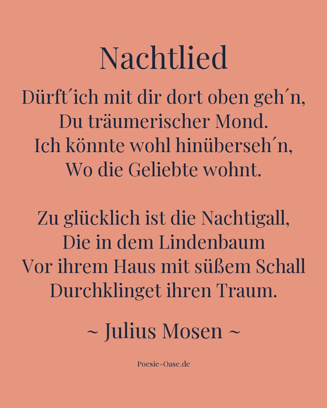 Illustration zu Nachtlied
