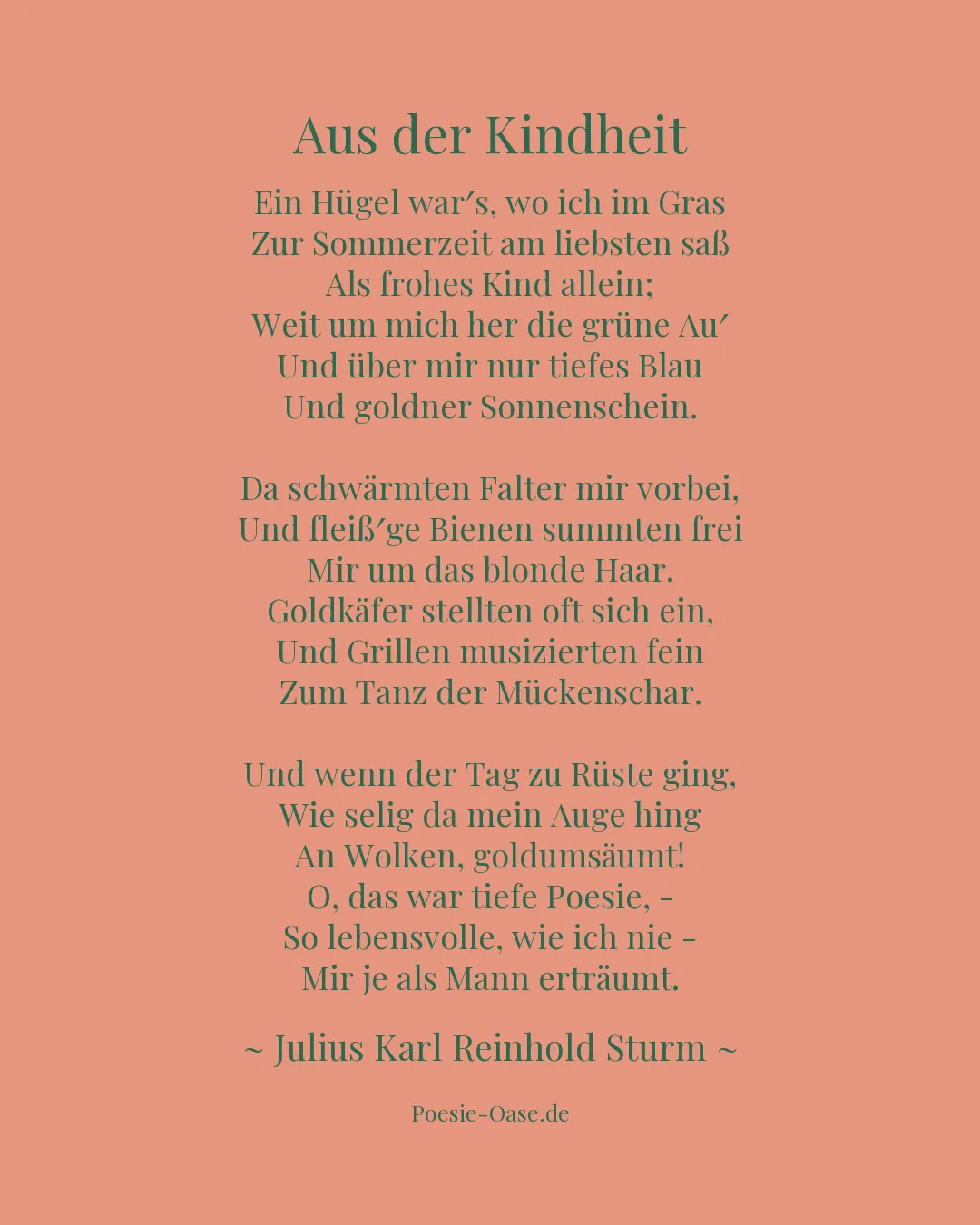 Illustration zu Aus der Kindheit