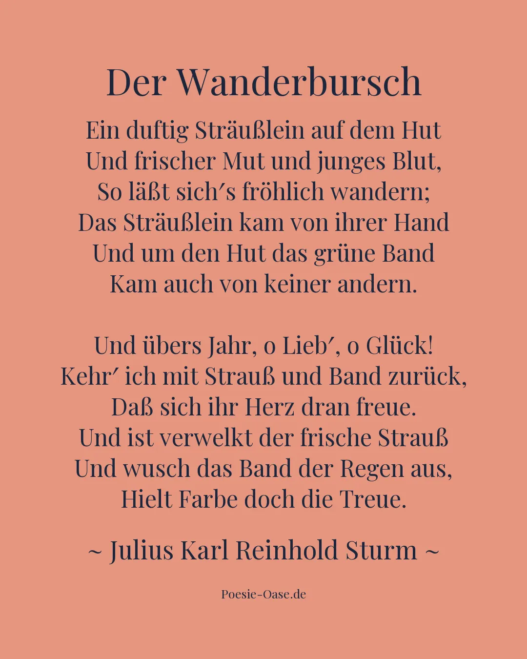 Illustration zu Der Wanderbursch
