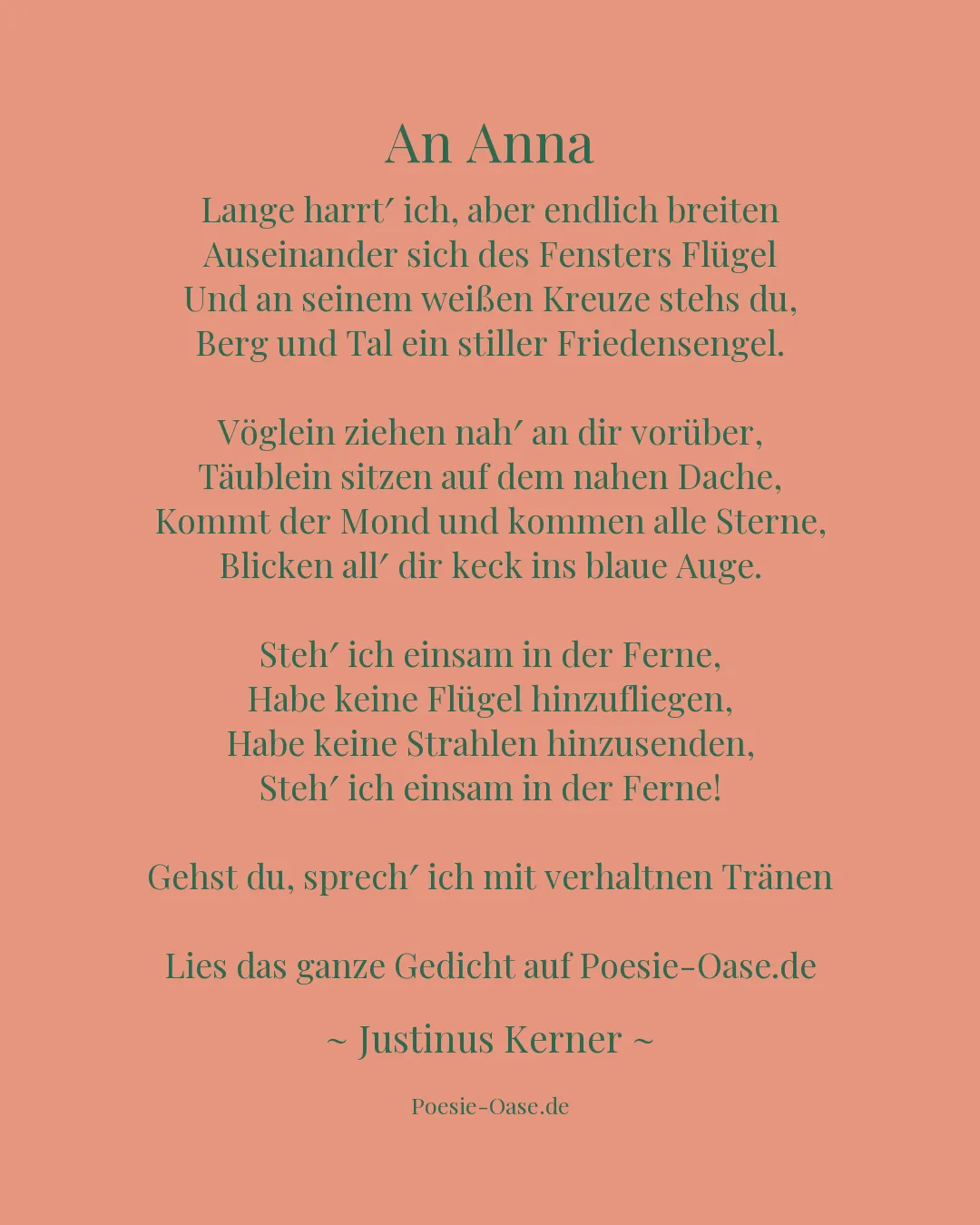 Illustration zu An Anna