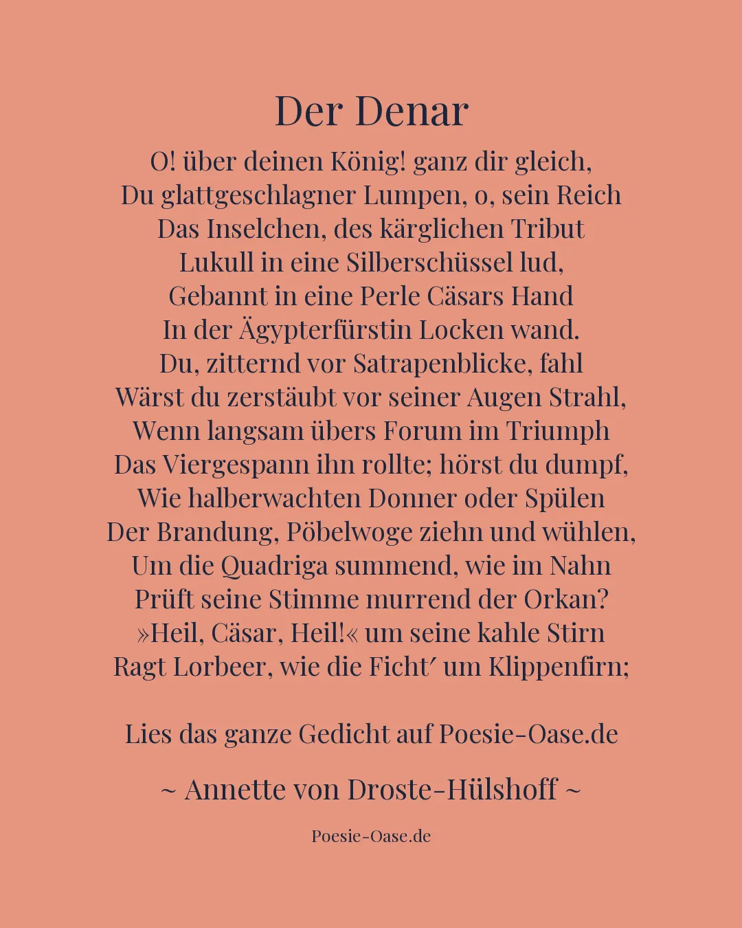 Illustration zu Der Denar