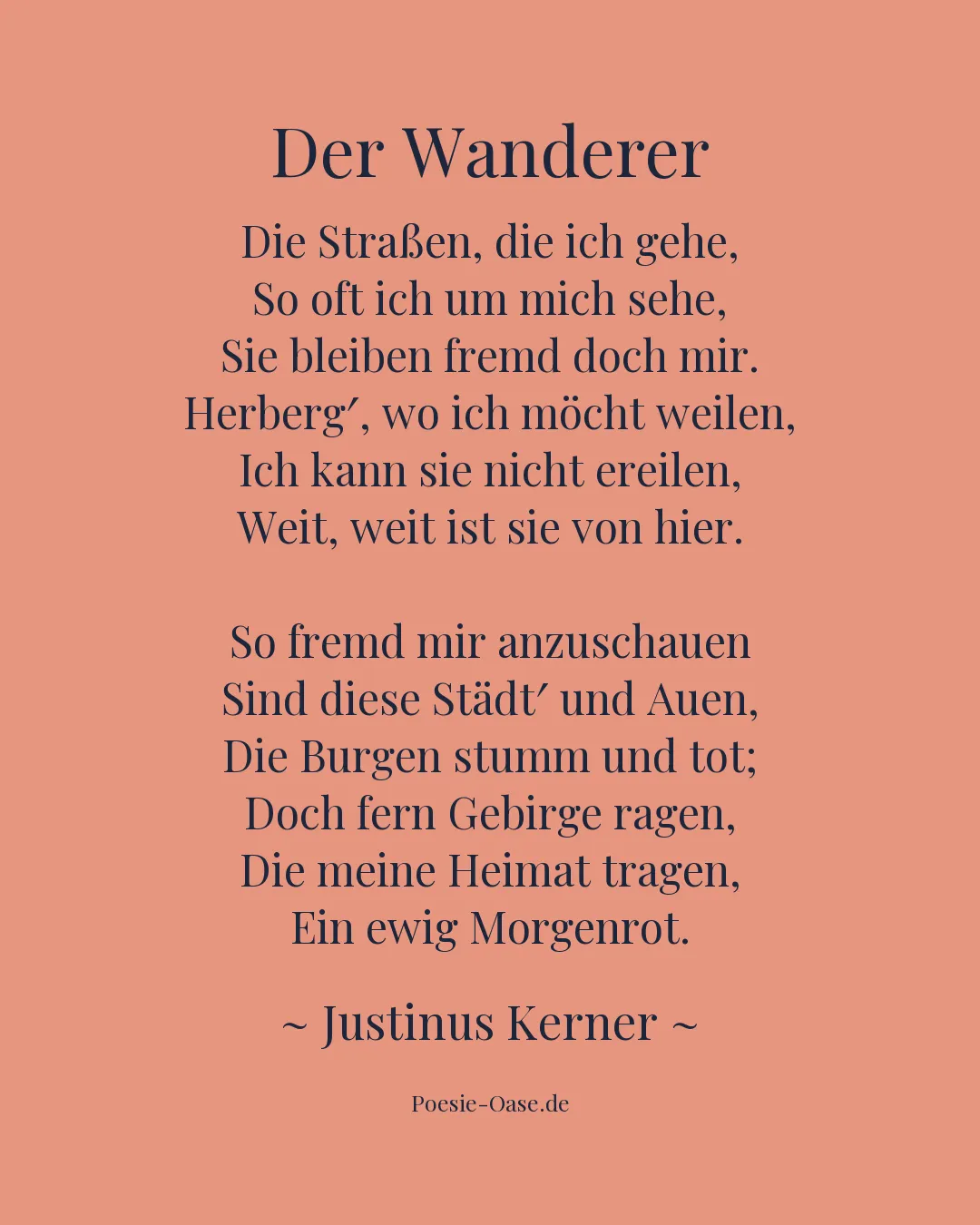 Illustration zu Der Wanderer