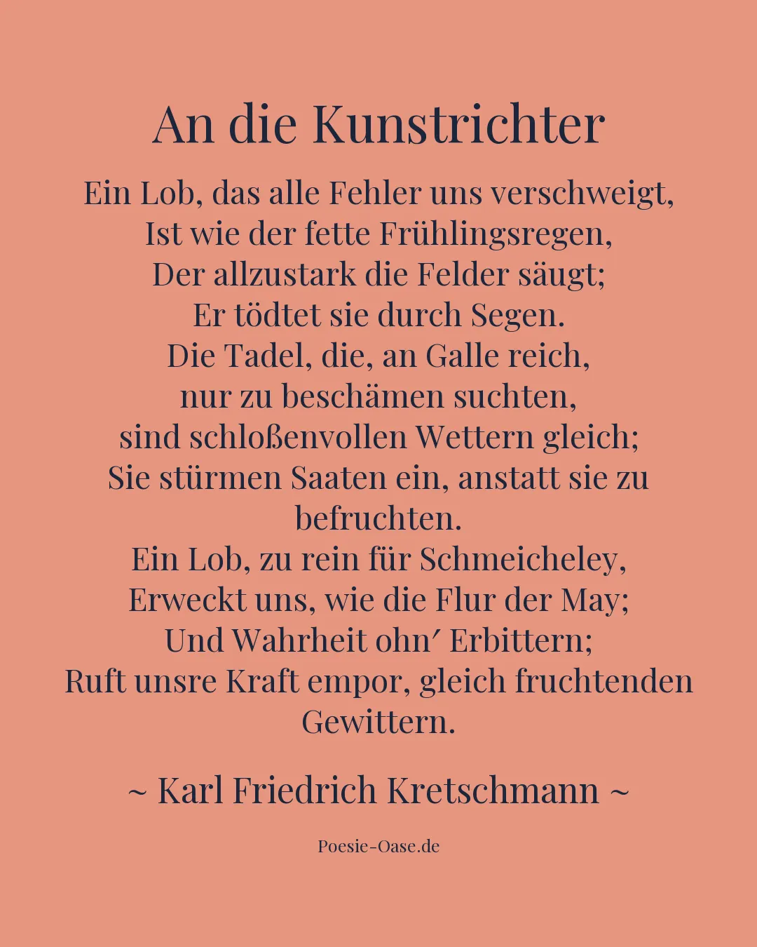 Illustration zu An die Kunstrichter