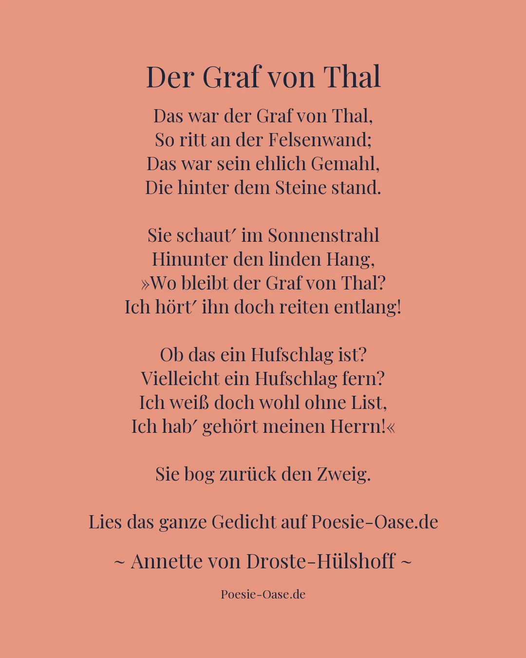 Illustration zu Der Graf von Thal