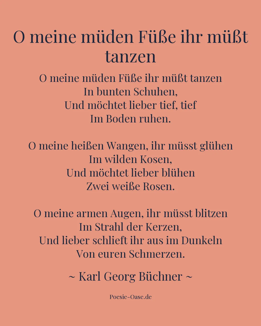 Illustration zu O meine müden Füße ihr müßt tanzen