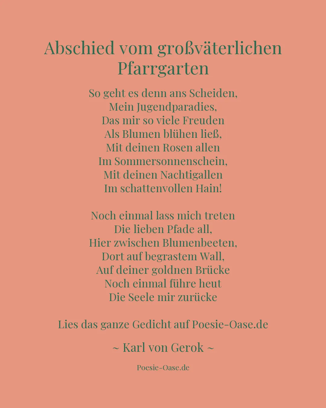 Illustration zu Abschied vom großväterlichen Pfarrgarten