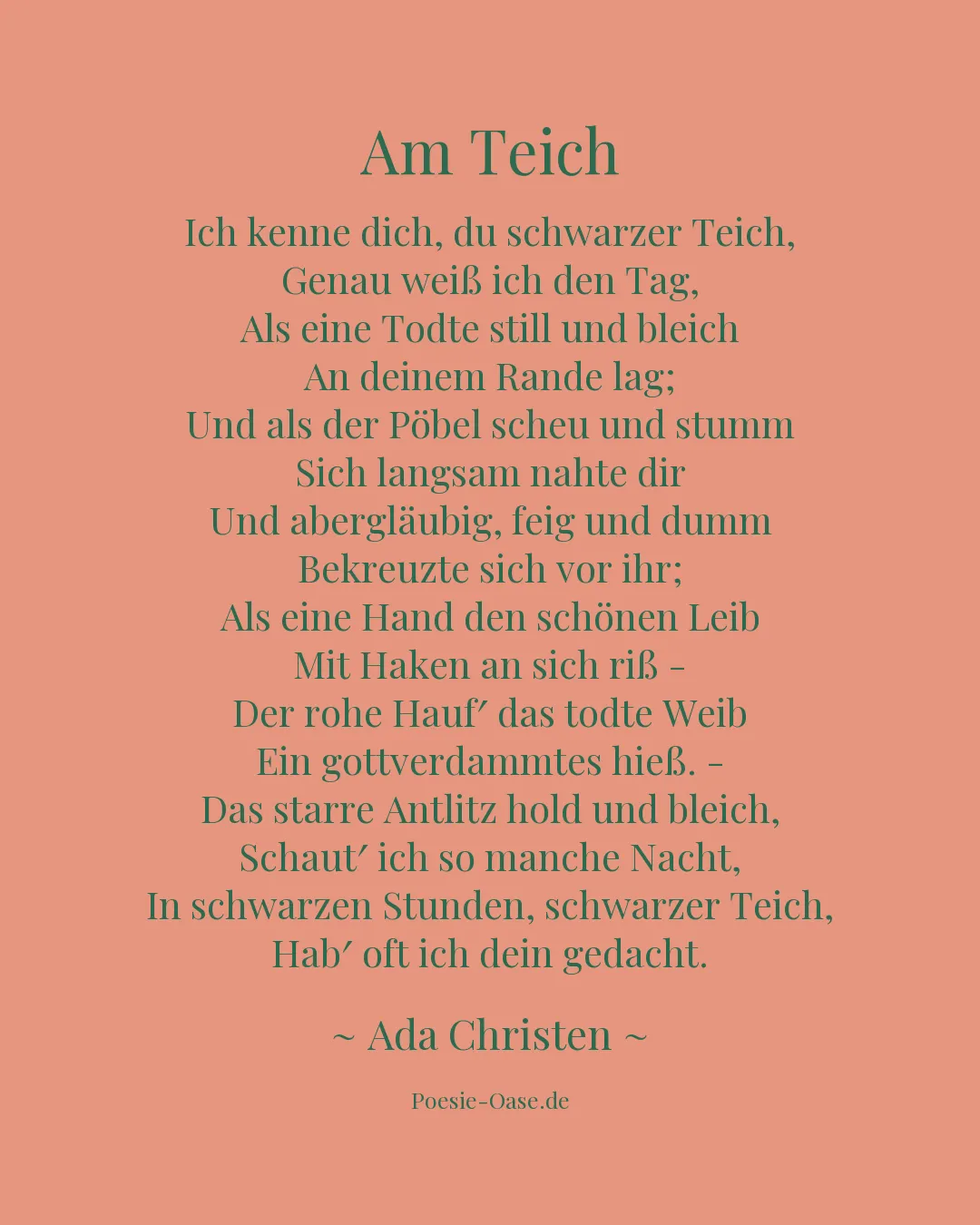 Illustration zu Am Teich