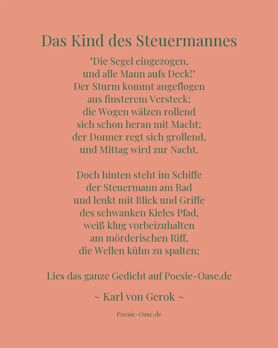 Illustration zu Das Kind des Steuermannes