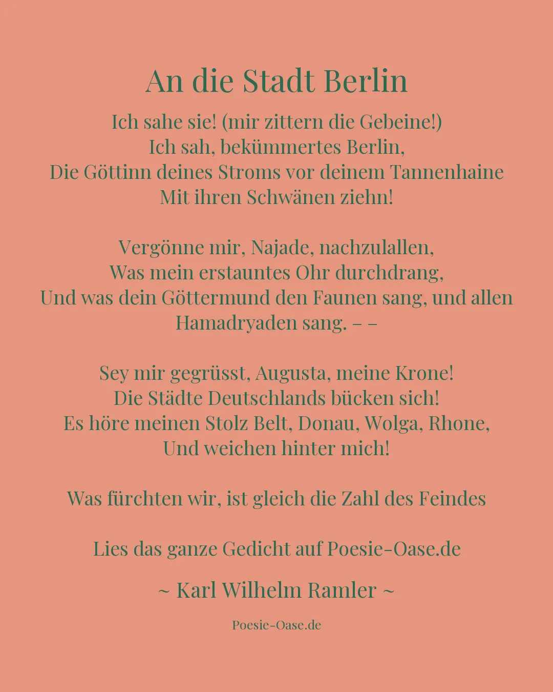 Illustration zu An die Stadt Berlin