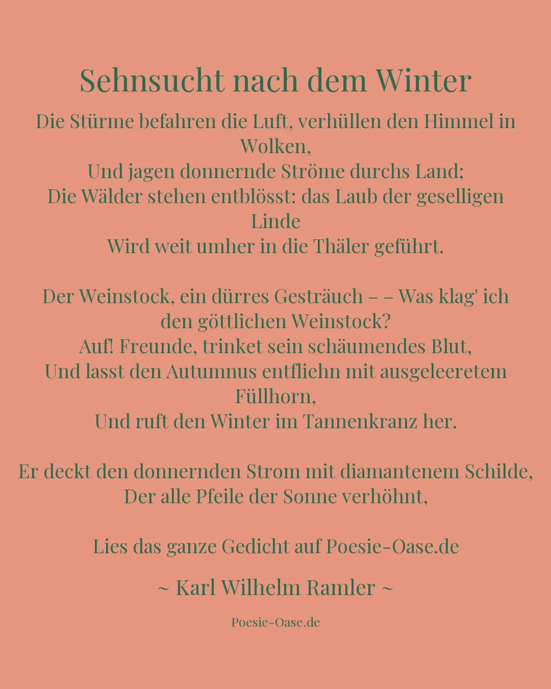 Illustration zu Sehnsucht nach dem Winter