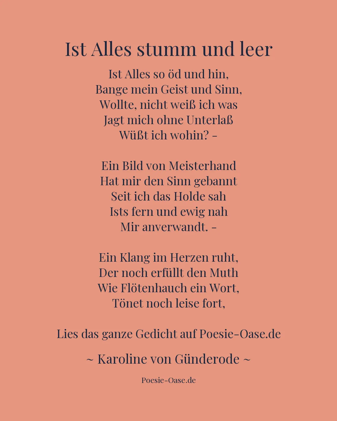 Illustration zu Ist Alles stumm und leer