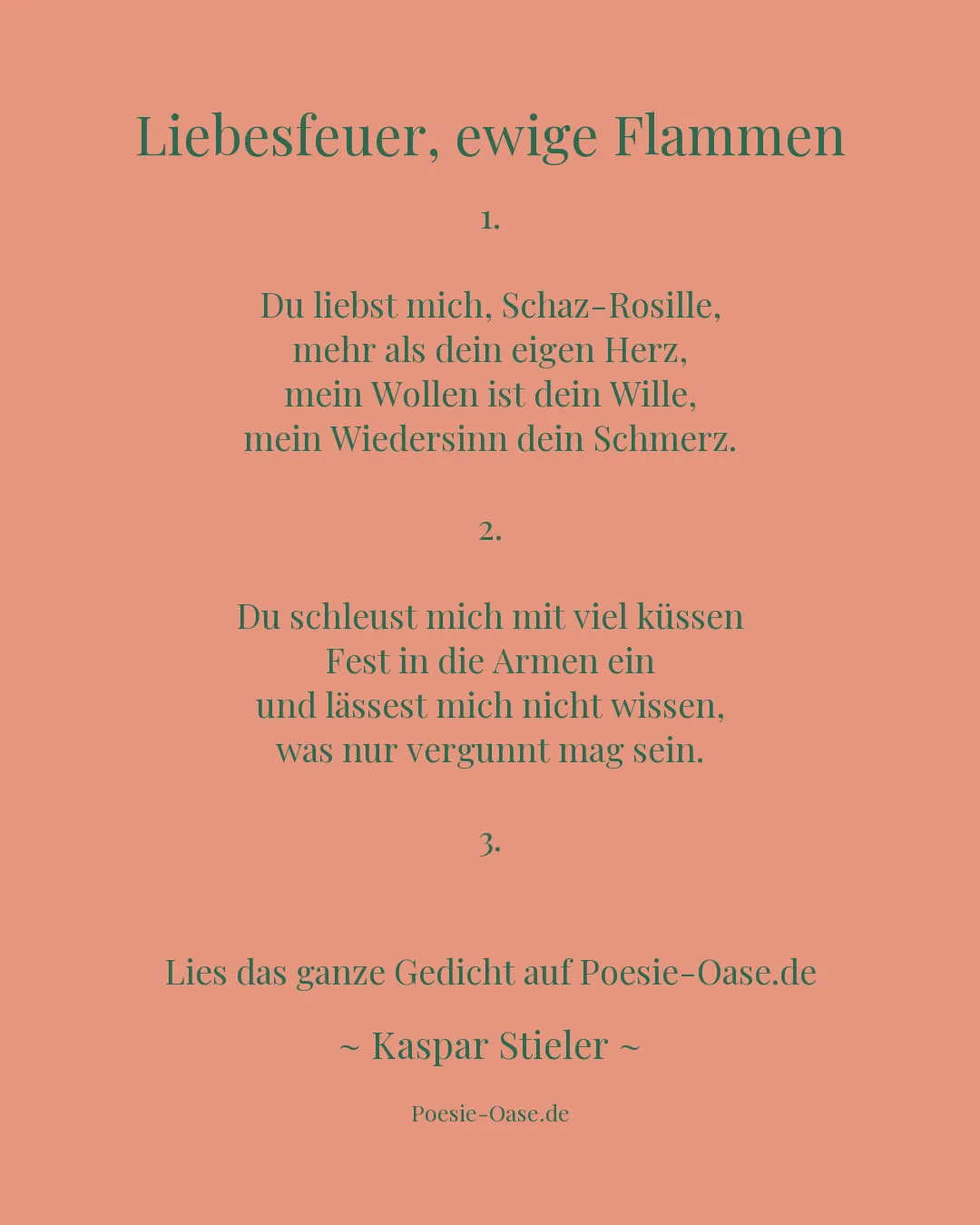 Illustration zu Liebesfeuer, ewige Flammen