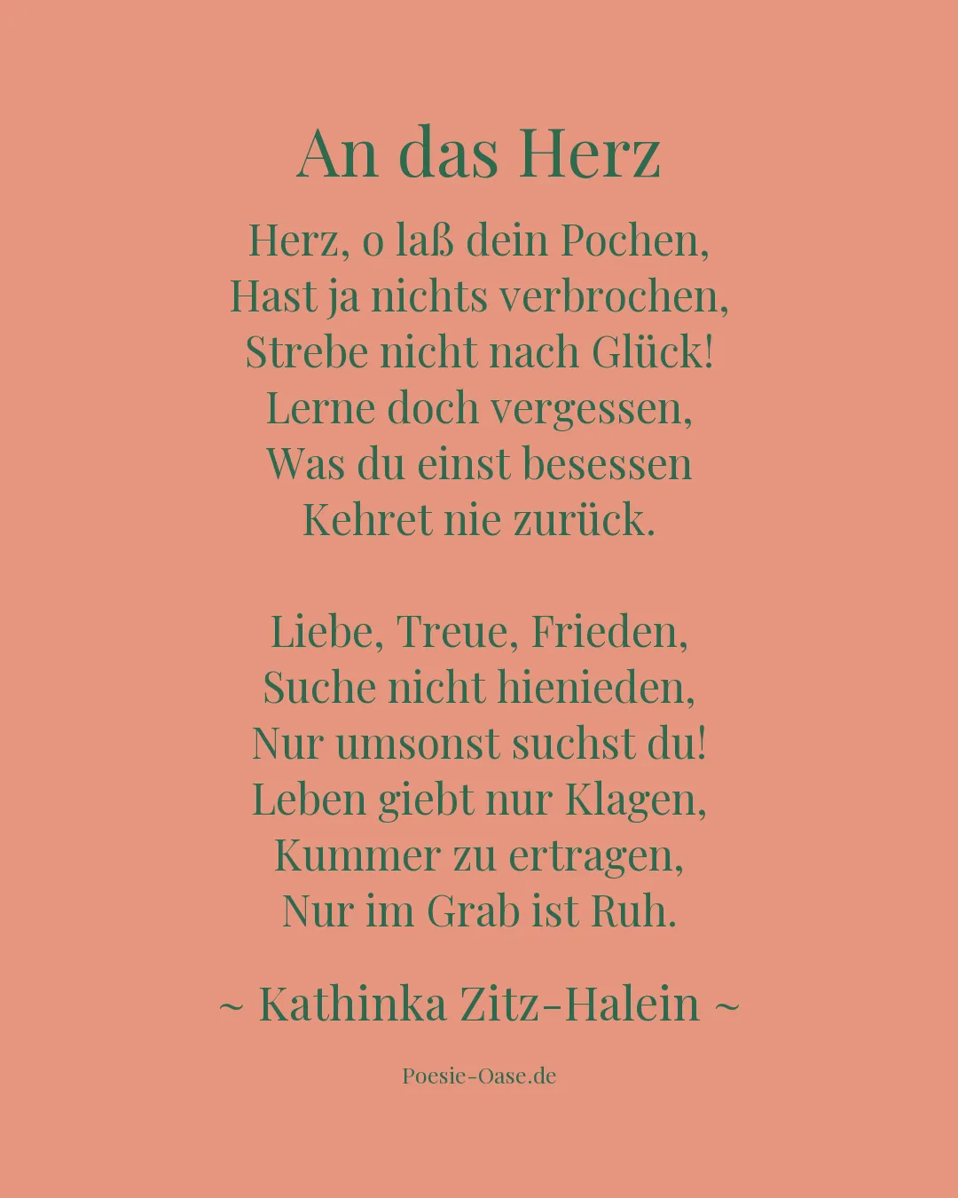 Illustration zu An das Herz