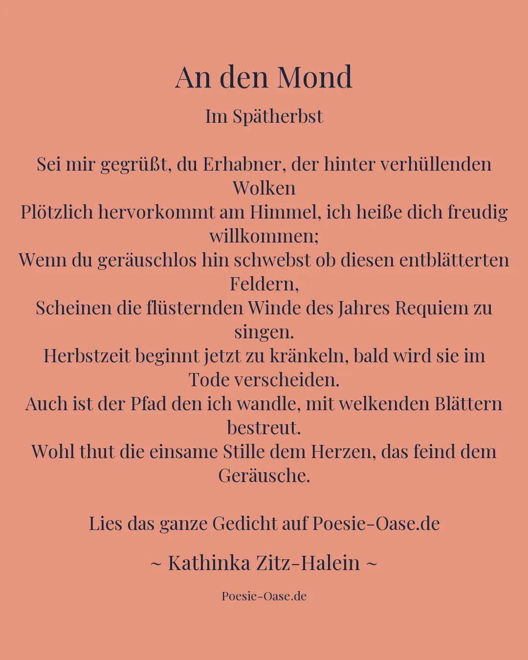 Illustration zu An den Mond