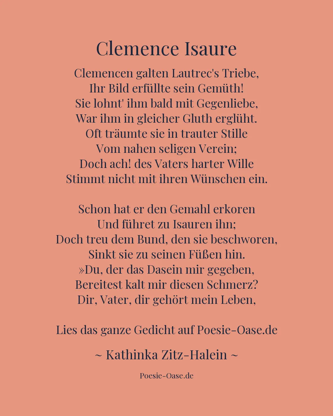 Illustration zu Clemence Isaure