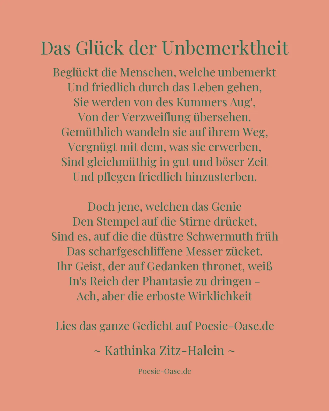 Illustration zu Das Glück der Unbemerktheit