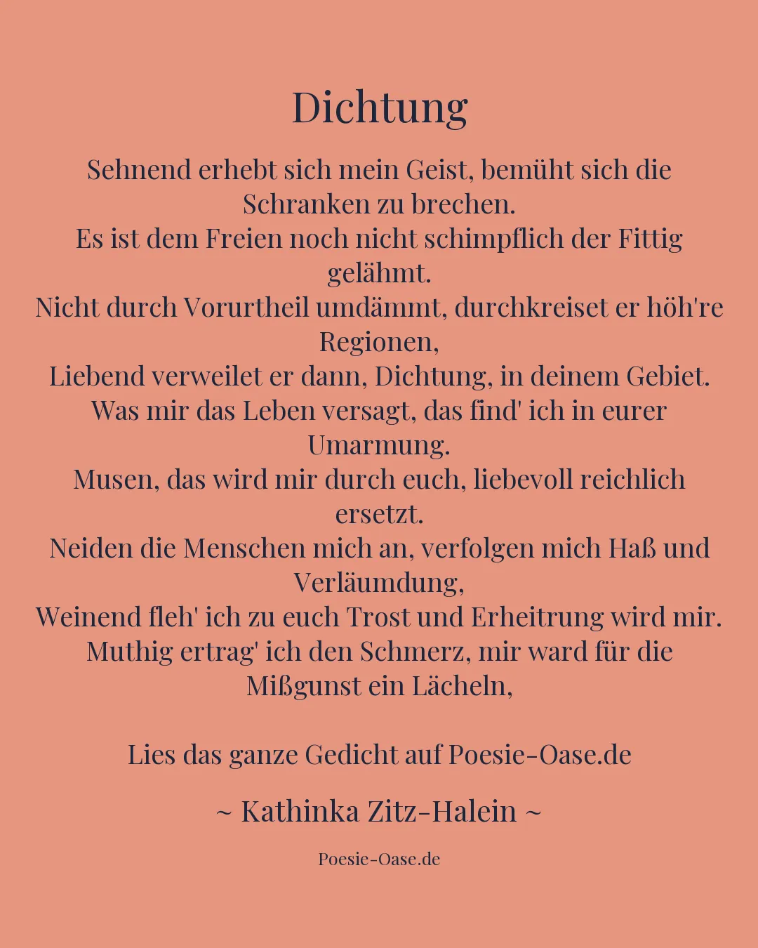 Illustration zu Dichtung