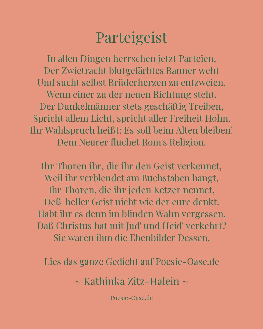 Illustration zu Parteigeist