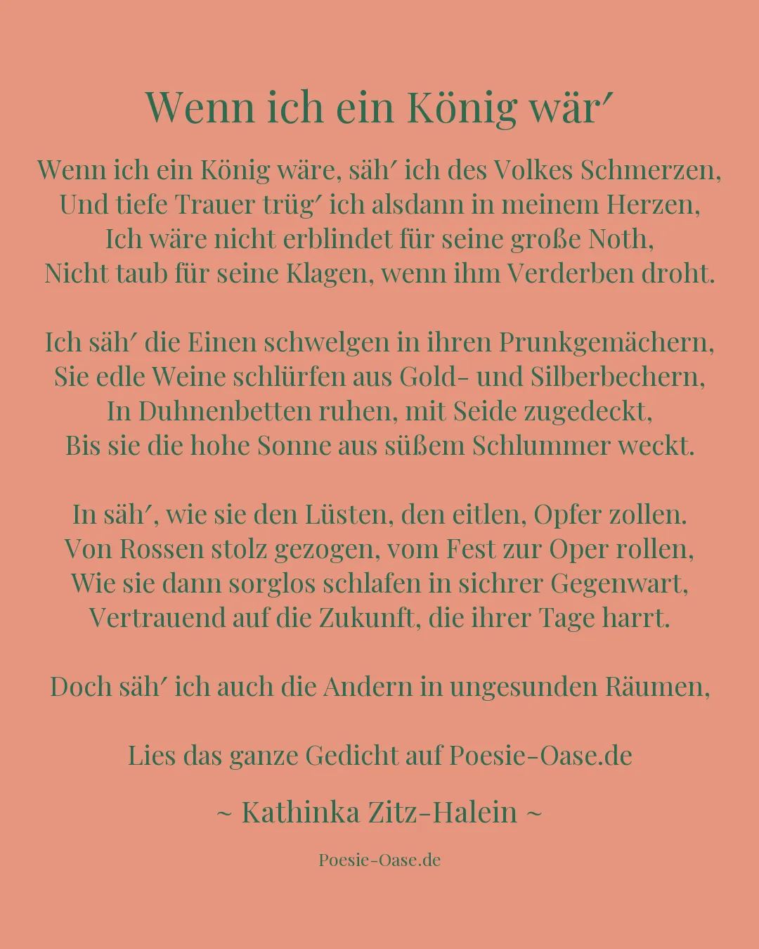 Illustration zu Wenn ich ein König wär′