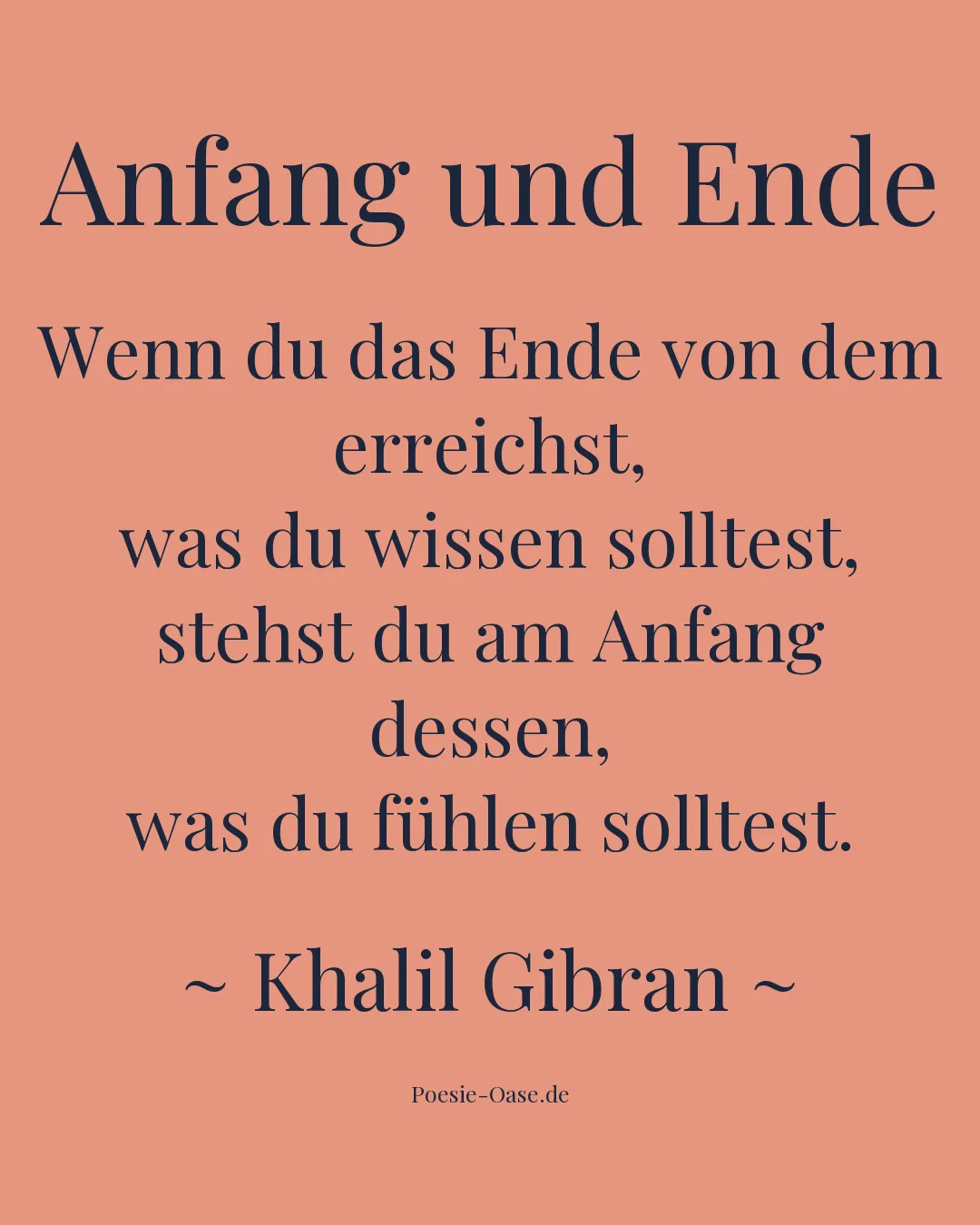 Illustration zu Anfang und Ende