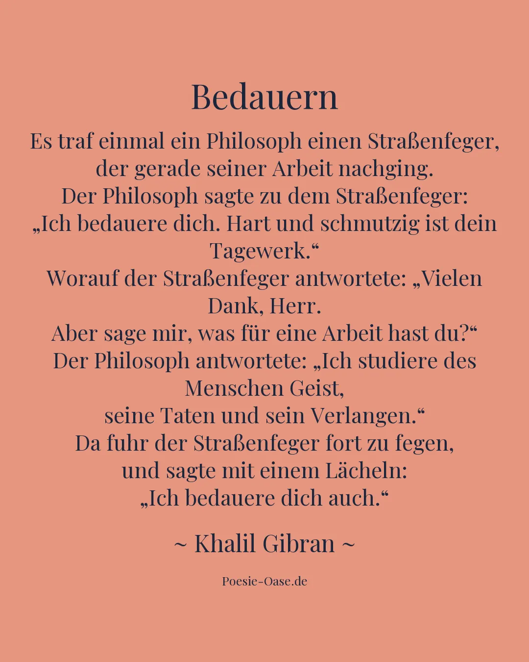 Illustration zu Bedauern