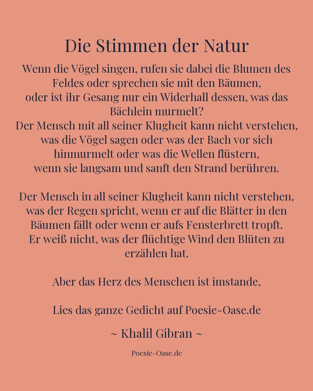 Illustration zu Die Stimmen der Natur