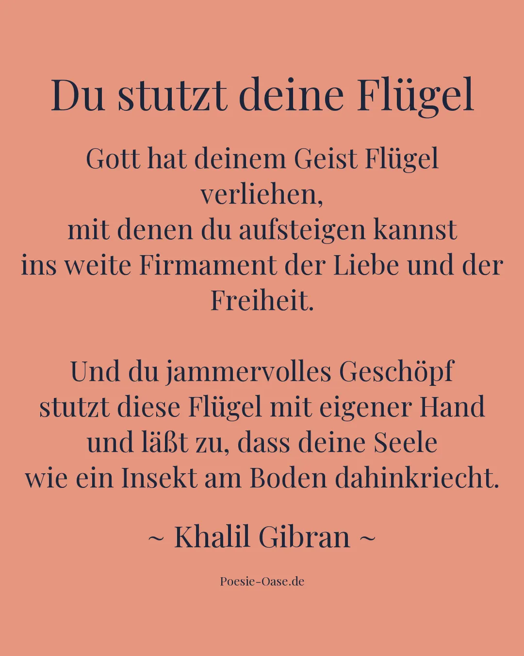 Illustration zu Du stutzt deine Flügel