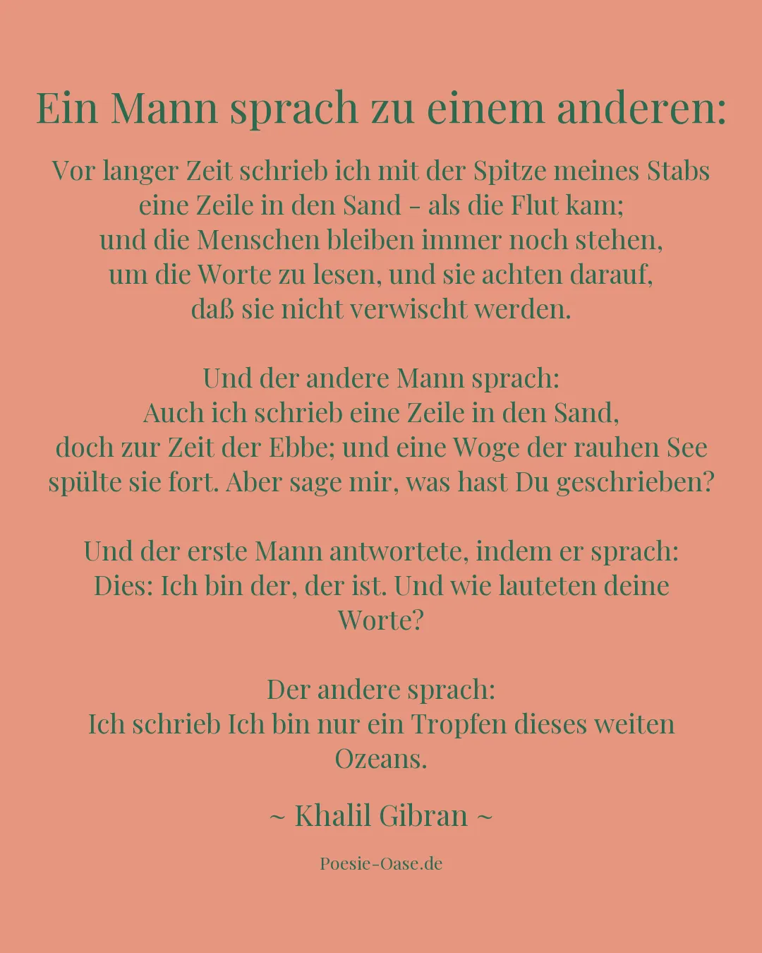 Illustration zu Ein Mann sprach zu einem anderen:
