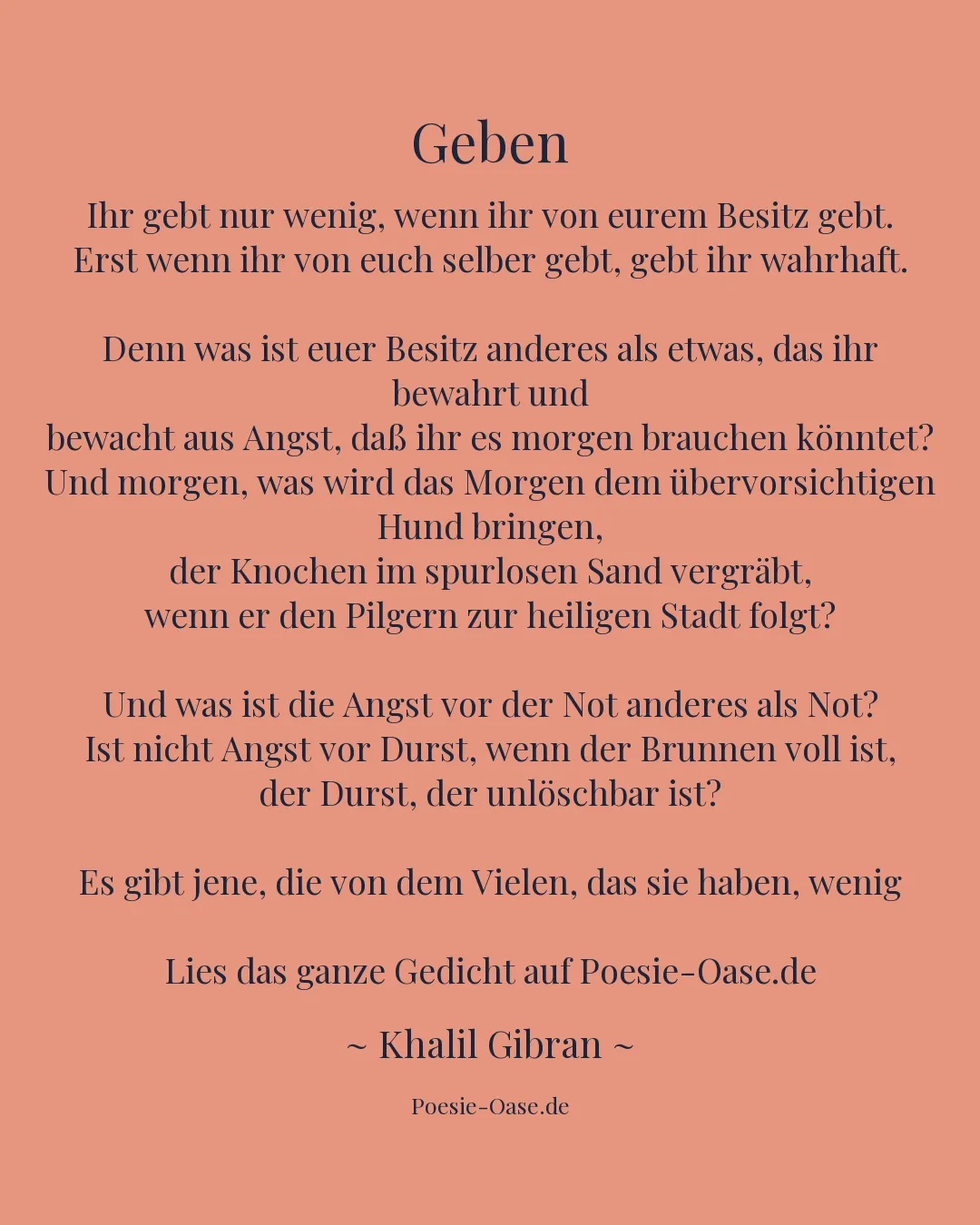 Illustration zu Geben